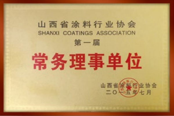 2015山西省涂料协会常务理事单位